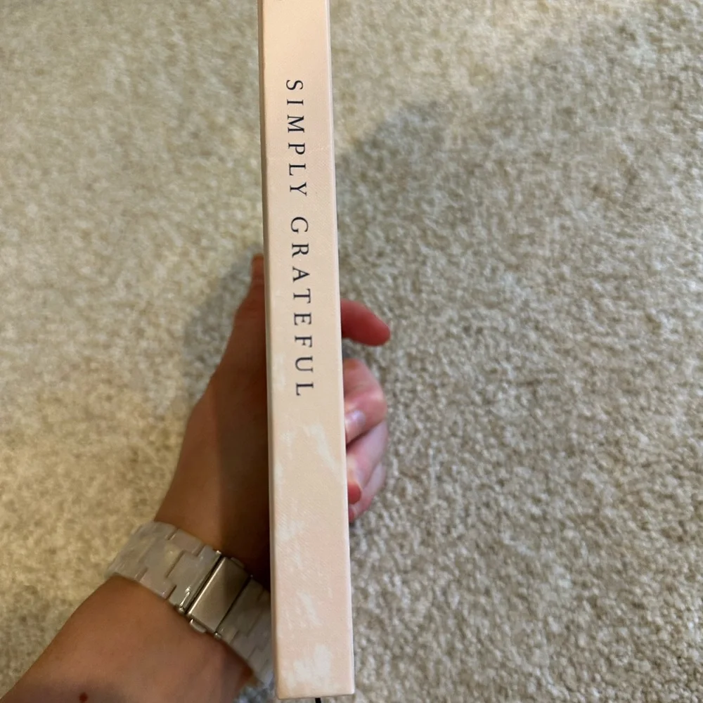 Simply Grateful Journal in Cream